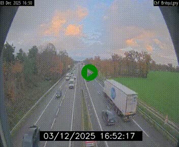 Webcam sur le périphérique de Rennes (N136) à hauteur du quartier Bréquigny, au sud de la ville