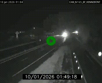 Webcam sur la N165 à hauteur de Hennebont, au nord de Lorient
