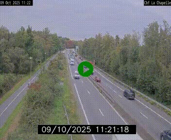 Webcam sur le périphérique de Nantes (N844) à hauteur de Porte de la Chapelle, au nord de la ville