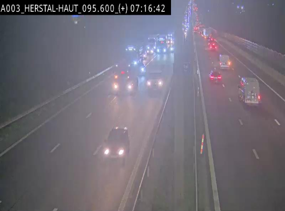 Webcam autoroute Belgique - Herstal - E40 direction Aix-la-Chapelle - BK 97