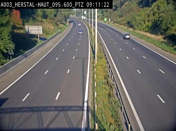 Webcam E40 à Herstal en direction de Liège et en provenance d'Aachen