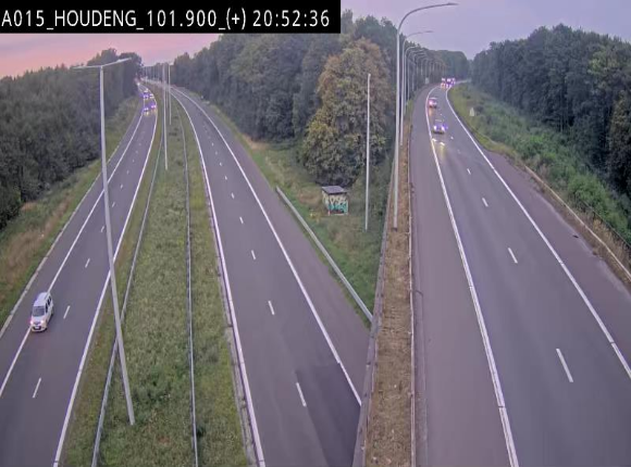 Webcam autoroute Belgique - Houdeng-Goegnies - Jonction E19/E42 direction Tournai/Mons - BK 101.85