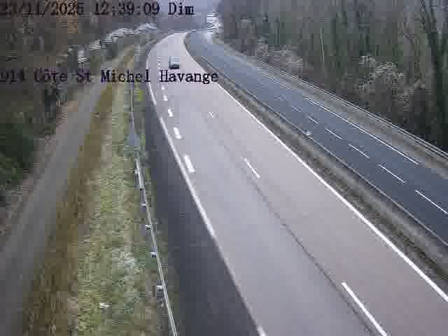 Clone of Webcam sur la D14, dans la côte Saint-Michel. Vue orientée vers Havange