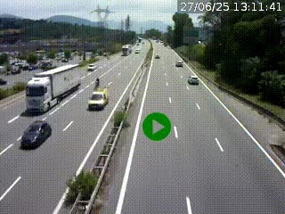 Caméra routière à hauteur des centres commerciaux et de la sortie 14 en direction d'Albertville