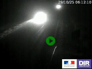 Webcam routière sur la RN7 à hauteur de Toulon-sur-Allier, entre Moulins et Vichy