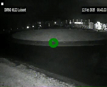 Webcam en périphérie de Chartres sur la N123, à hauteur de Luisant. Vue orientée vers Chartres