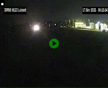 Webcam en périphérie de Chartres sur la N123, à hauteur de Luisant. Vue orientée vers Chartres