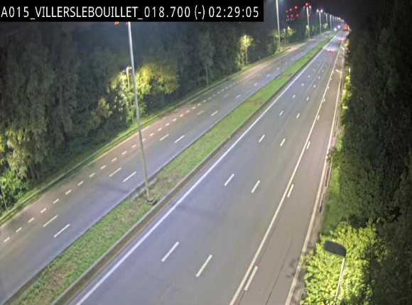 Webcam autoroute Belgique - Villers-le-Bouillet - E42 direction Liège - BK 18.7