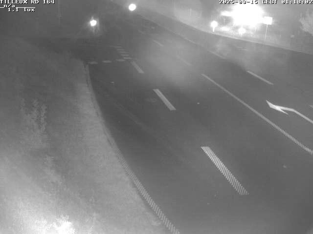 Webcam sur la RD164 à Tilleux. Vue orientée vers Neufchâteau