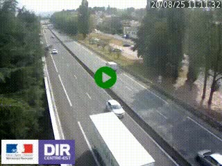 Webcam routière à Le Chambon-Feugerolles sur la RN88 entre Firminy et Saint-Etienne