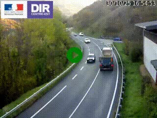 Caméra trafic sur la N90 à Bourg-Saint-Maurice, en provenance d'Aoste et en direction d'Albertville