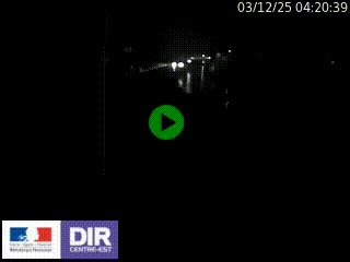 Caméra autoroute sur A6 - Valvert, près de Lyon, en direction de Paris, à hauteur de la sortie 36 Porte du Valvert