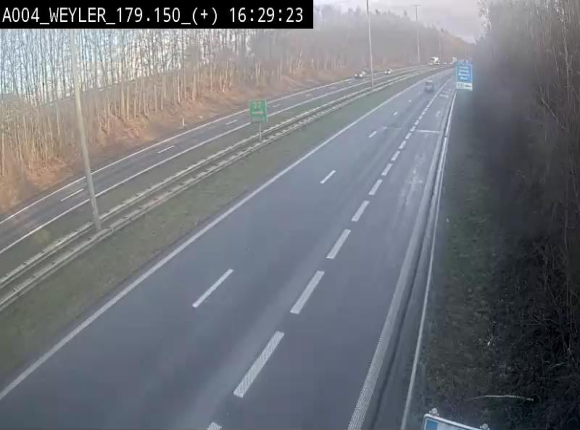 Webcam juste après la sortie 31 Arlon qui permet de rejoindre l'E411 depuis la N82