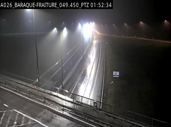 Webcam à la Baraque de Fraiture à la jonction entre l'E25 et la N89 à hauteur de Vielsalm