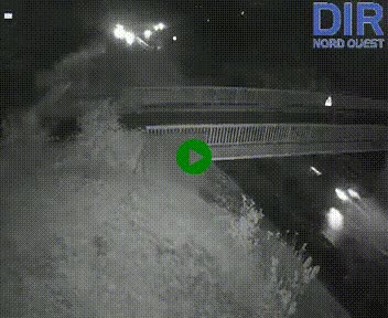 Webcam sur A84 à hauteur de Pont-Farcy, au niveau du pont autoroutier sur la Vire, au sud de Saint-Lô