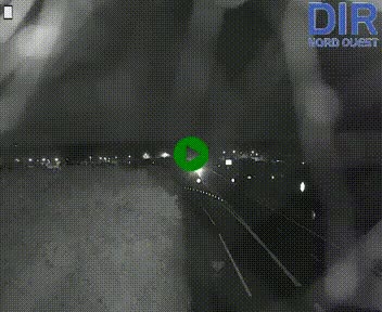 Webcam au début de l'A84 sur le périphérique Ouest de Caen (N814) à hauteur de la sortie 9, Porte de Bretagne
