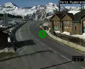 Webcam Col du Puymorens sur N320, en direction de Pas de la Casa (Andorre)