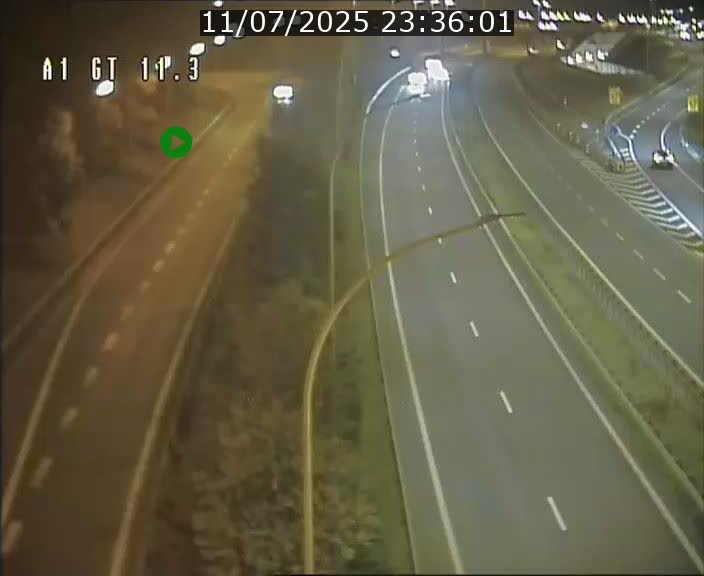 Traffic live webcam Luxembourg Senningerberg - A1 direction Allemagne - BK 11.3