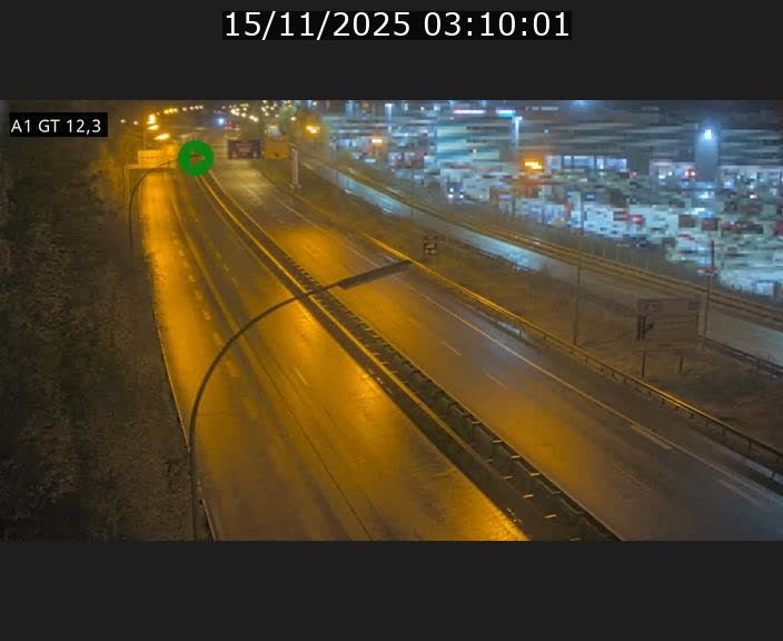Traffic live webcam Luxembourg Senningerberg - A1 direction Allemagne - BK 12.3