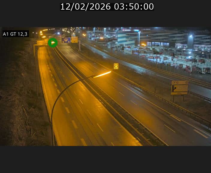 Traffic live webcam Luxembourg Senningerberg - A1 direction Allemagne - BK 12.3