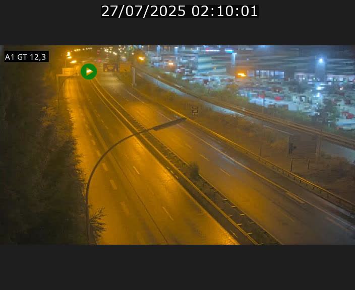 Traffic live webcam Luxembourg Senningerberg - A1 direction Allemagne - BK 12.3
