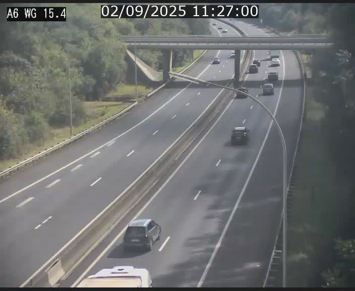 Traffic live webcam Luxembourg Capellen - A6 - BK 15.4 - direction Luxembourg/France/Allemagne