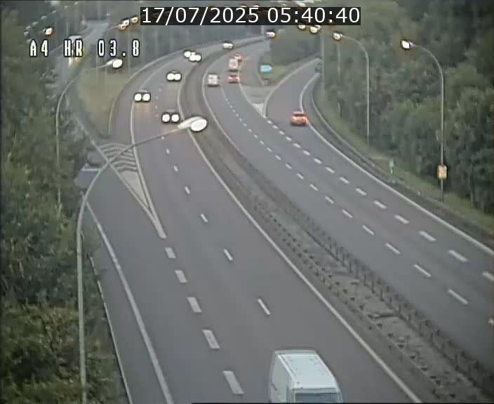 Webcam traffic A4 Luxembourg - BK 3.8 - Leudelange (direction Esch sur Alzette)