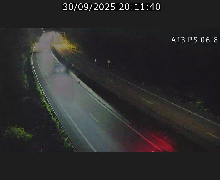 Traffic live webcam Luxembourg Ehlerange - A13 direction Esch-sur-Alzette - BK 6.8