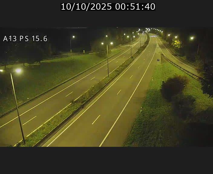 Traffic live webcam Luxembourg Kayl - A13 direction Dudelange - BK 15.6
