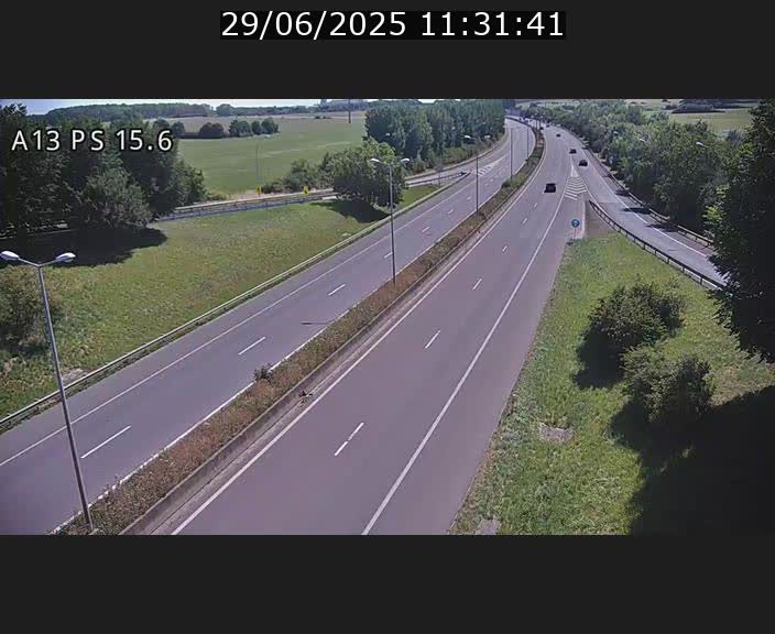 Traffic live webcam Luxembourg Kayl - A13 direction Dudelange - BK 15.6