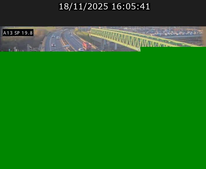 Traffic live webcam Luxembourg Croix de Bettembourg - A13 direction Esch-sur-Alzette - BK 19.8