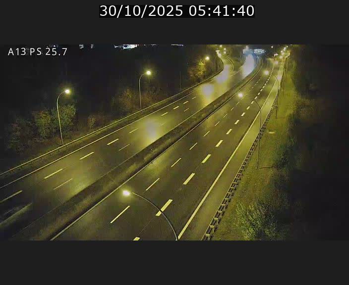 Traffic live webcam Luxembourg Frisange - A13 direction Allemagne - BK 26