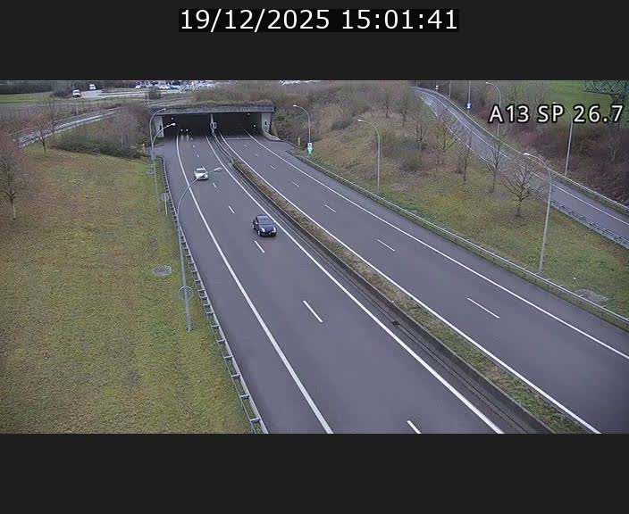 Traffic live webcam Luxembourg Frisange - A13 direction Luxembourg-ville - BK 26.7