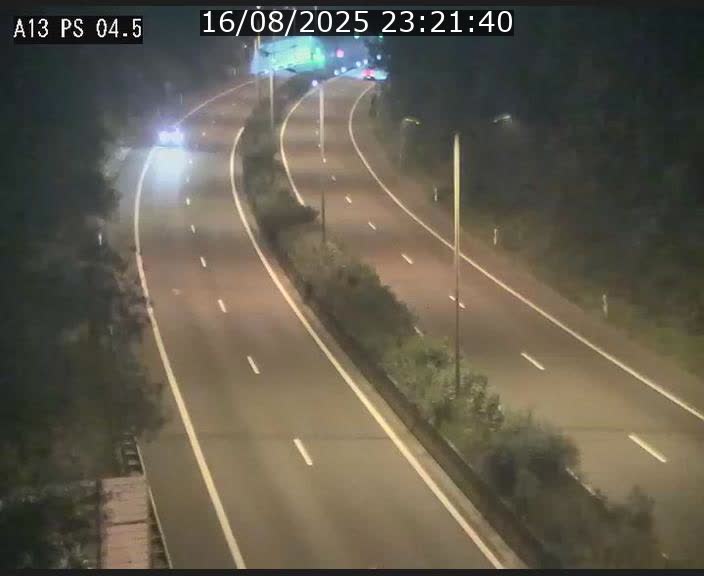 Traffic live webcam Luxembourg Differdange - A13 direction Esch-sur-Alzette - BK 4.5