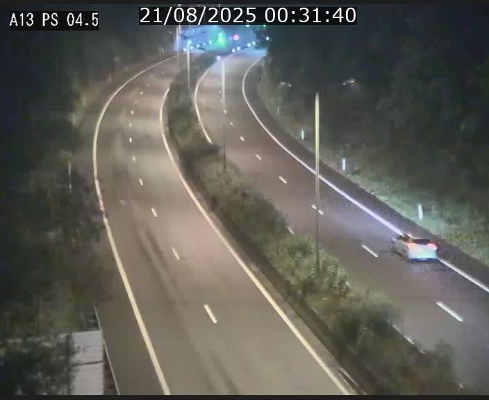 Traffic live webcam Luxembourg Differdange - A13 direction Esch-sur-Alzette - BK 4.5