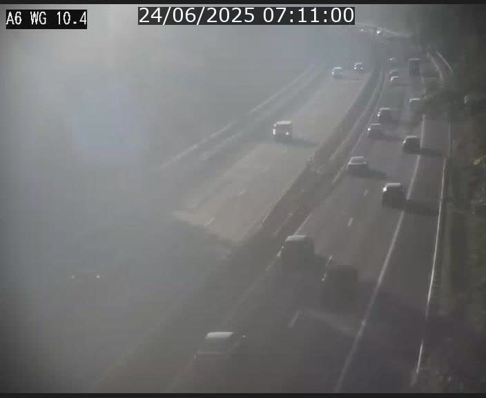 Traffic live webcam Luxembourg Mamer - A6 - BK 10.4 - direction Luxembourg/France/Allemagne