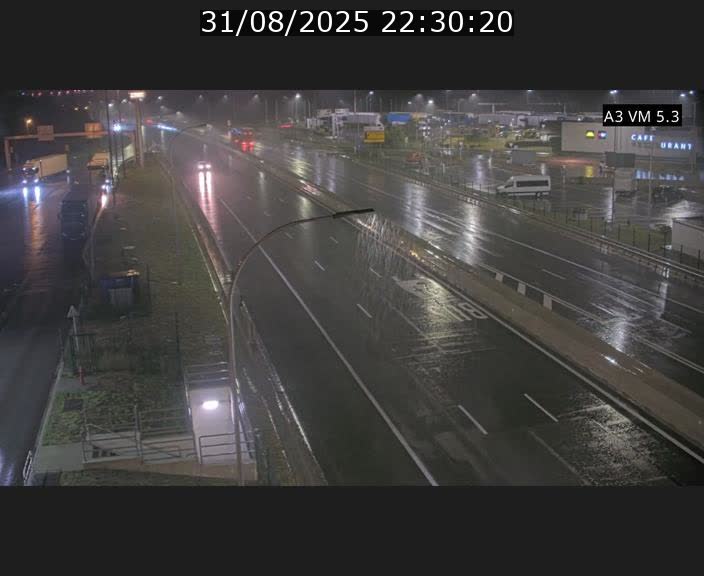 Traffic live webcam Luxembourg Aire de Berchem - A3 - BK 5 - direction France