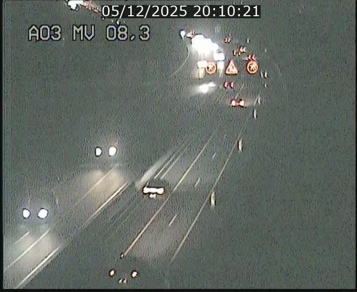 Webcam Autoroute après la Croix de Bettembourg en direction de Luxembourg sur l'A3