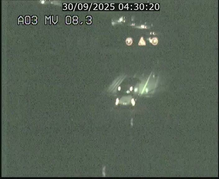 Webcam Autoroute après la Croix de Bettembourg en direction de Luxembourg sur l'A3