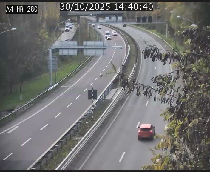 Webcam traffic A4 Luxembourg - BK 0.2 - P+R Bouillon (direction Luxembourg)
