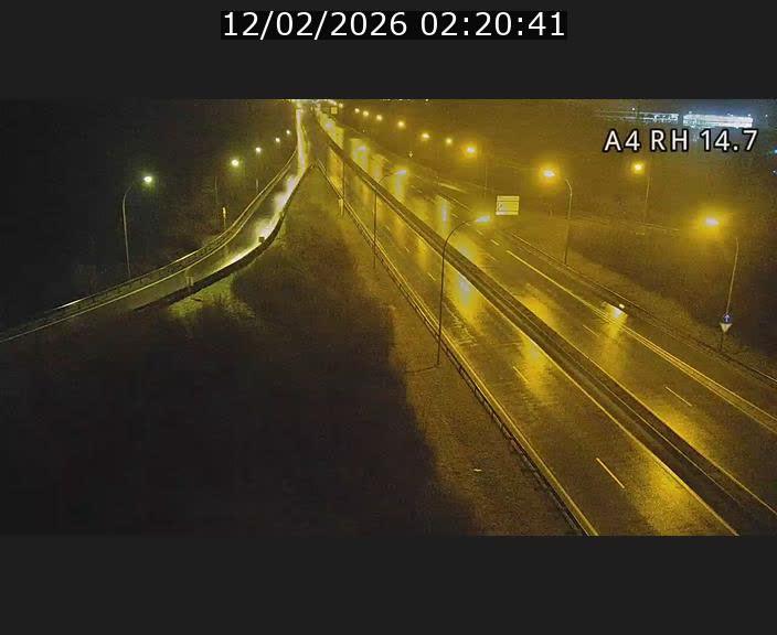 Traffic live webcam Luxembourg Jonction Lankelz - A4 - BK 14.7 - direction Luxembourg