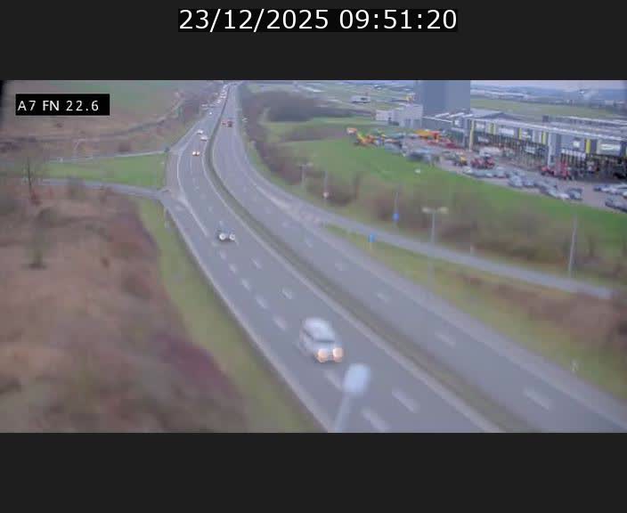 Caméra trafic Luxembourg - A7, Colmar-berg direction Mersch