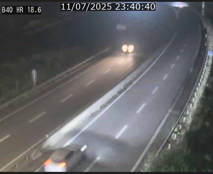 Webcam sur la route de liaison entre Micheville et Esch-Belval à la frontière entre le Luxembourg et la France. Vue orientée vers la Lorraine.