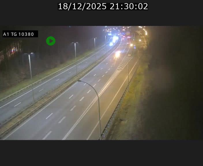 Traffic live webcam Luxembourg Senningerberg - A1 direction Luxembourg Kirchberg - BK 10.3