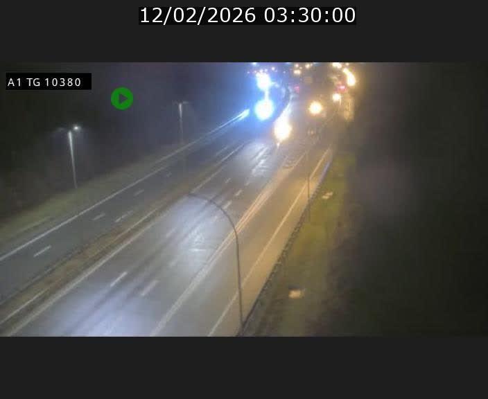 Traffic live webcam Luxembourg Senningerberg - A1 direction Luxembourg Kirchberg - BK 10.3