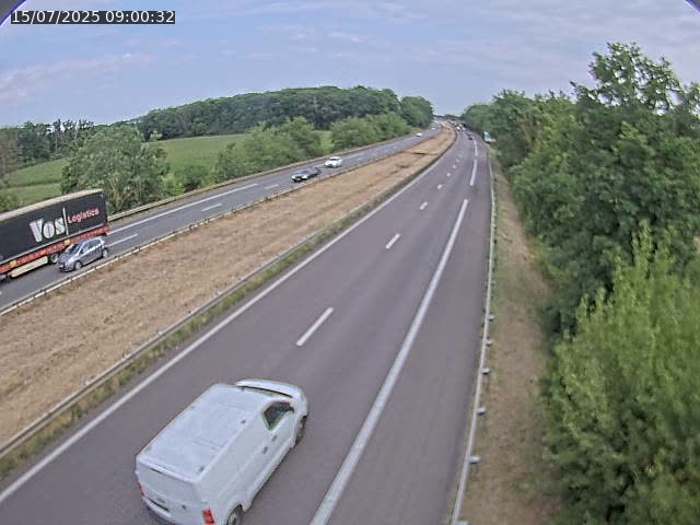 Caméra autoroute France - A31, Fey direction Metz