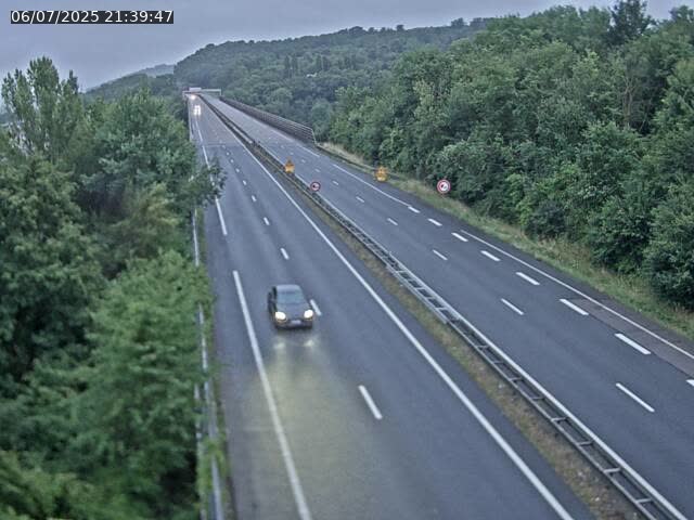 Caméra autoroute France - A30, Hayange direction Metz
