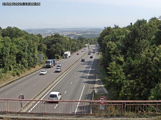 Caméra autoroute France - A33, Houdemont direction Lunéville