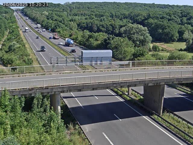 Caméra autoroute France - A31, Zoufftgen direction Luxembourg-ville, à la frontière entre la France et le Luxembourg