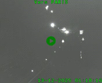 Caméra routière sur l'autoroute A20 à Bessines-sur-Gartempe. Vue orientée vers Paris